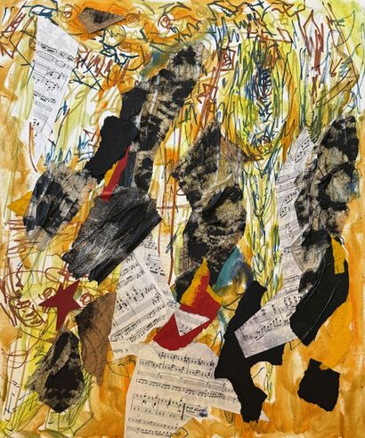 Jazz in Broadway - a Paint Artowrk by Wei Wei
